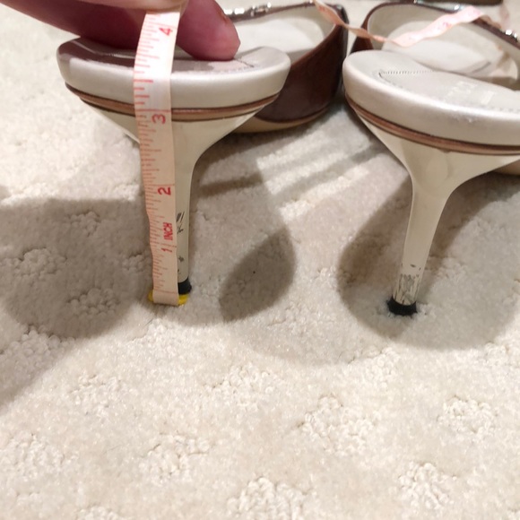 GUCCI peeptoe Guccissima mule w/ horse bit detail - Picture 4 of 10